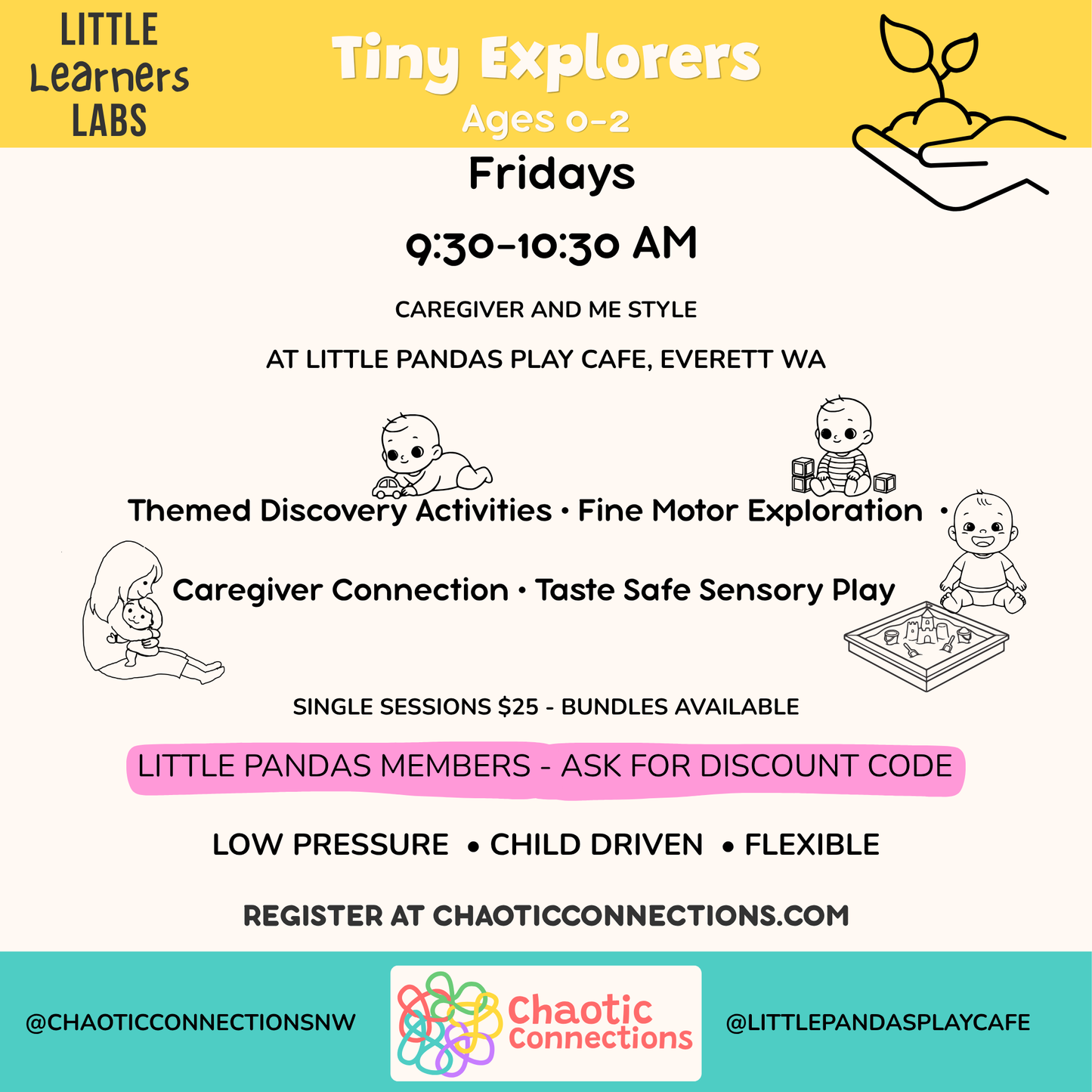 Tiny Explorers - Summer 2026 | Little Learners Labs
