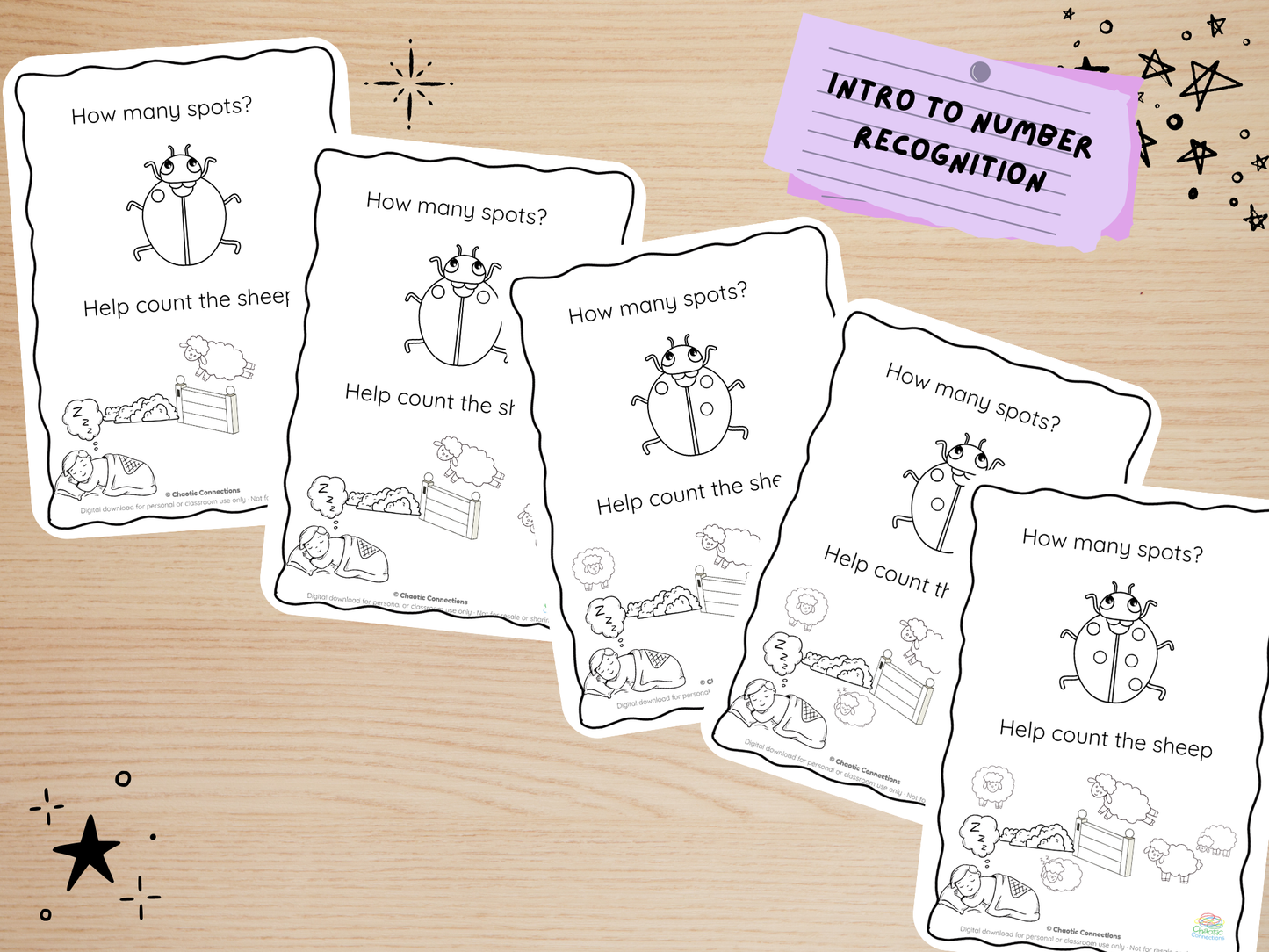 Toddler Counting Activity Pack | Numbers 1–10 Printable Worksheets | Count the Objects | 16 Pages for Preschool & Kindergarten Prep