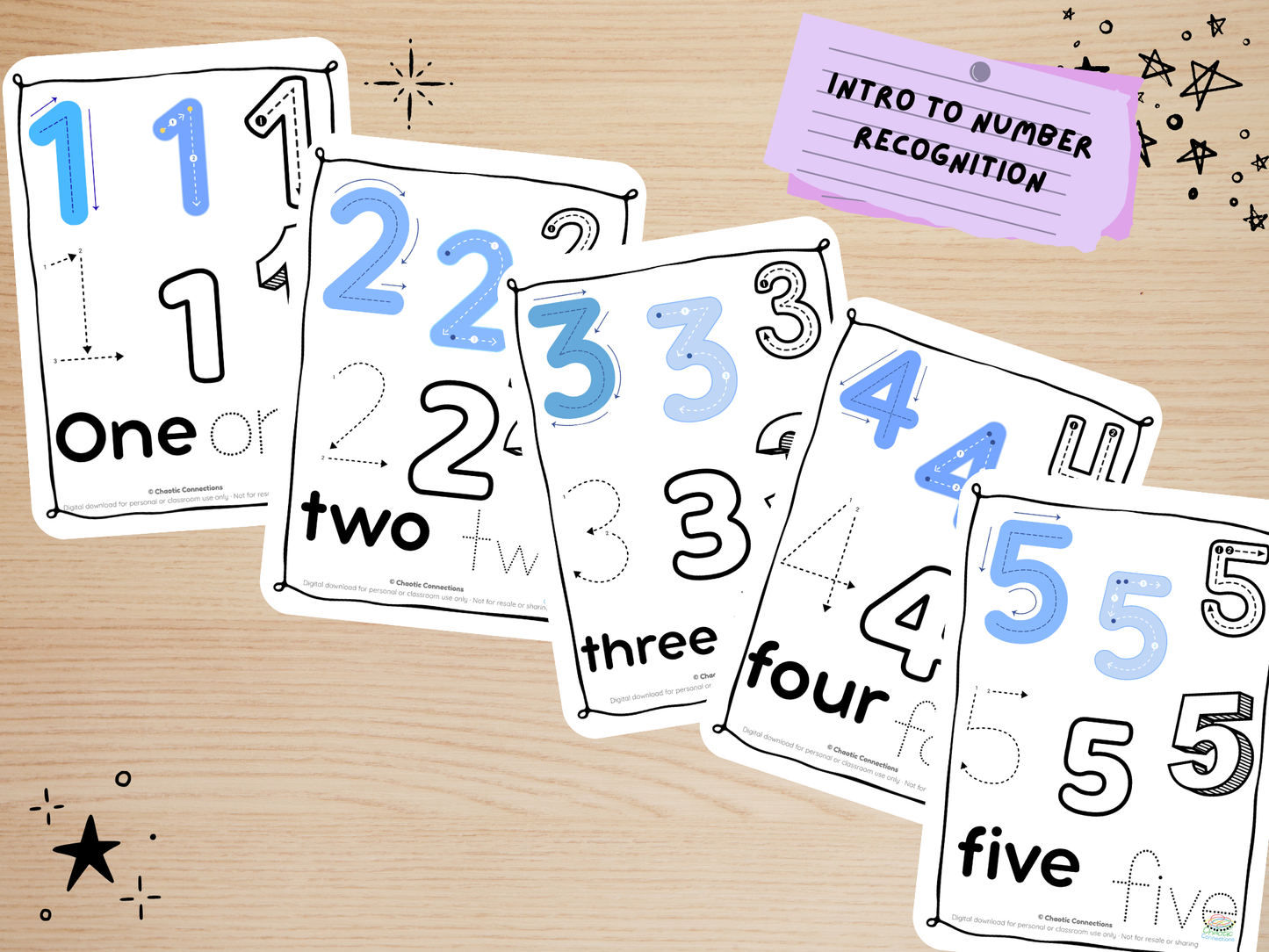 Numbers 1–10 Cluster Activity Pack | Printable Number Recognition Worksheets for Toddlers | Visual Number Groups | 14 Pages