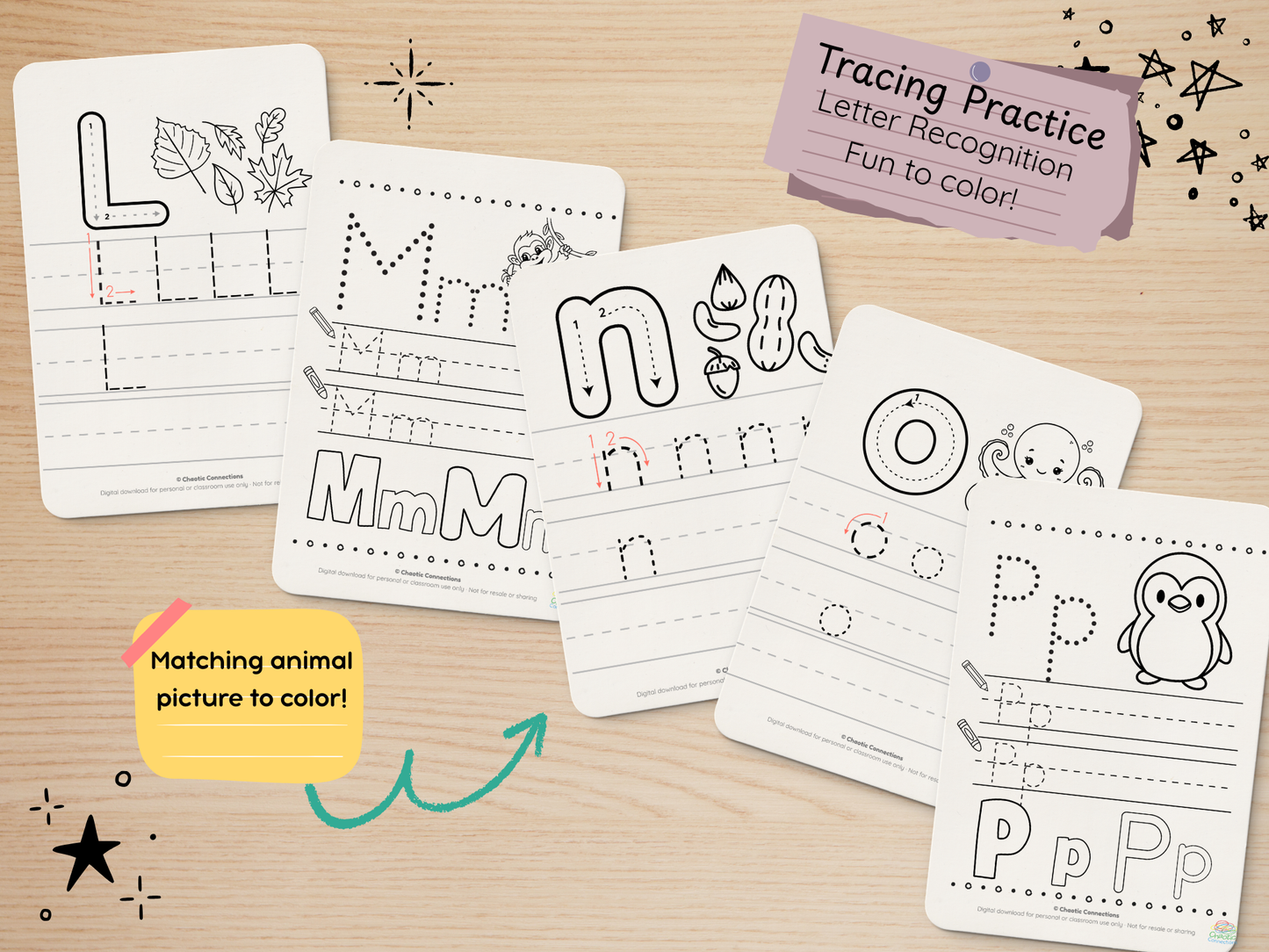 Alphabet Big Tracing Bundle | 105-Page Printable Letter Tracing for Toddlers | Uppercase & Lowercase for Preschool Beginners