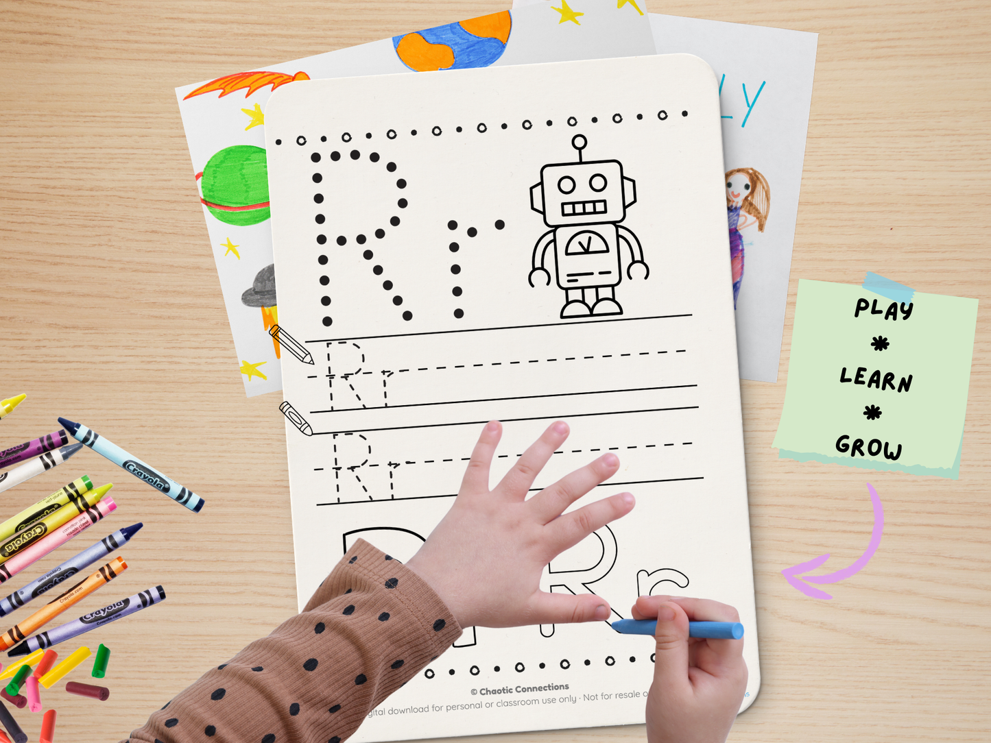 Learning Letters A-Z Printable Tracing Activity Pack | Toddler Alphabet Worksheets | Tracing, Recognition & Coloring Pages for Preschool