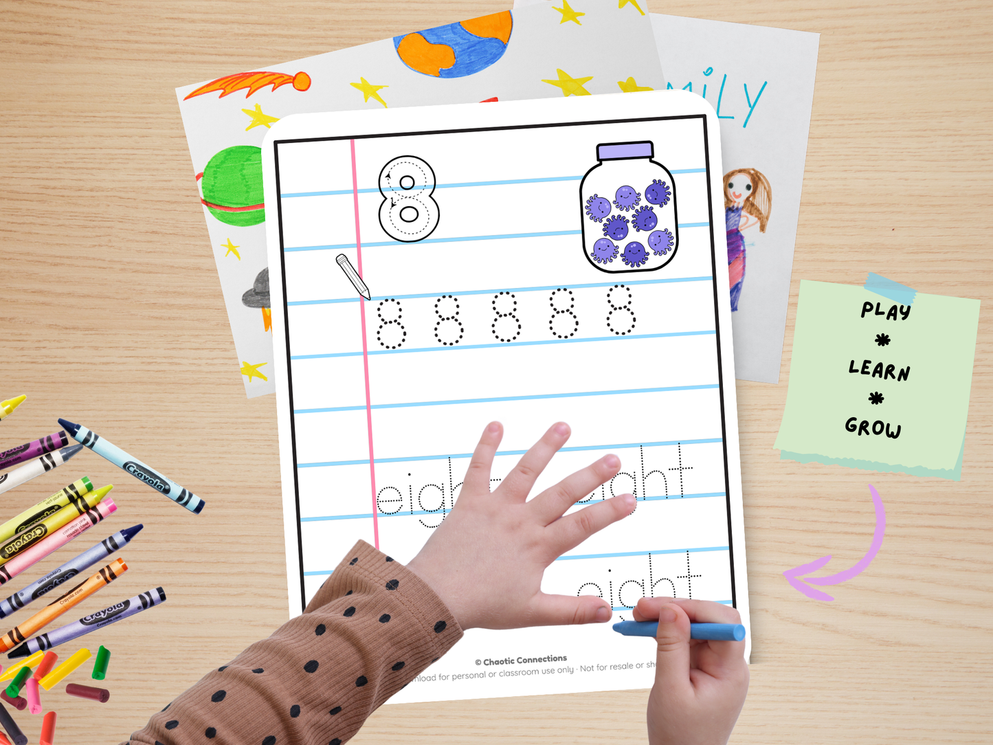 Numbers 1–10 Tracing Activity Pack | Printable Number Formation Worksheets | Handwriting Practice for Toddlers | 13 Pages