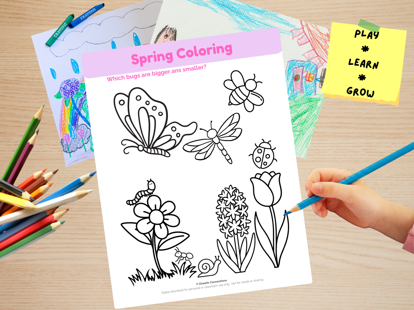 🌸 Spring Fun Activity Pack — Free Printable for Toddlers & Preschoolers