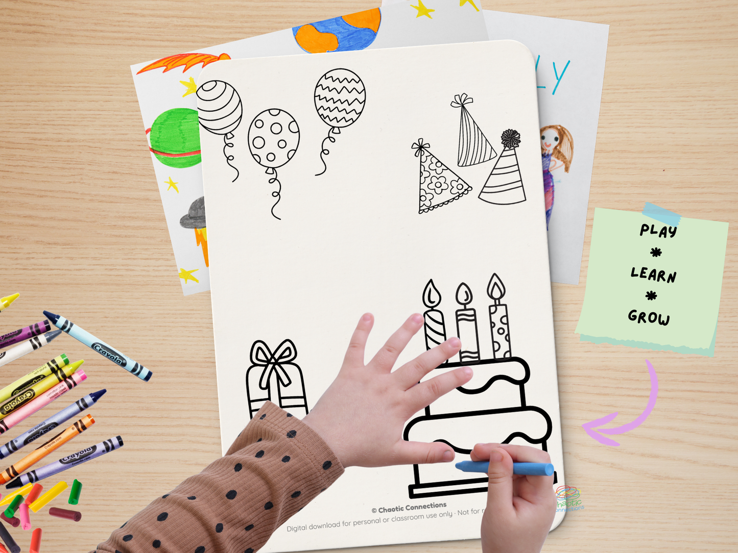 Birthday Theme Numbers 1–10 Activity Pack | Printable Toddler Math Worksheets | Fun Themed Learning | 14 Pages