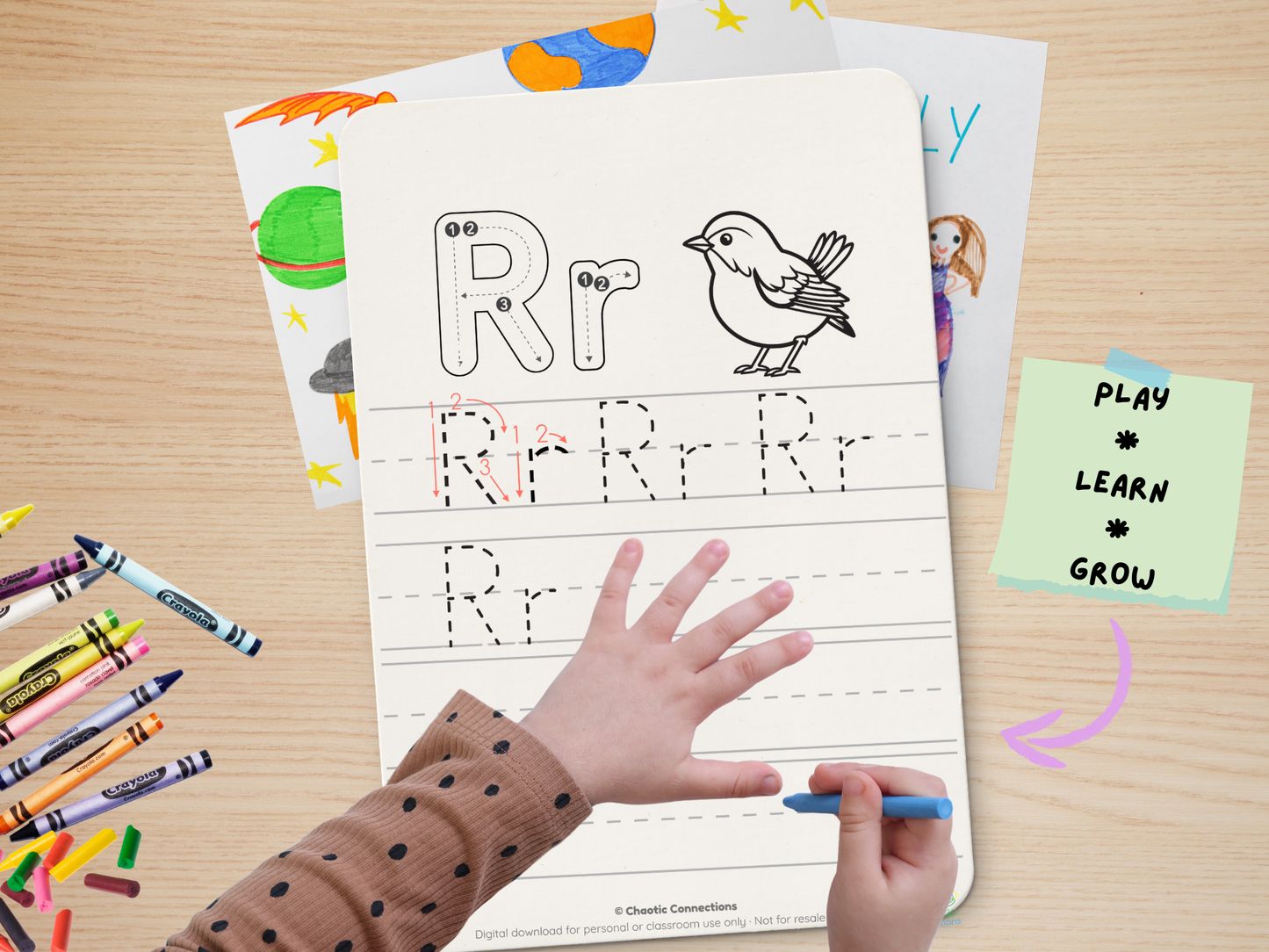 Alphabet Big Tracing Bundle | 105-Page Printable Letter Tracing for Toddlers | Uppercase & Lowercase for Preschool Beginners