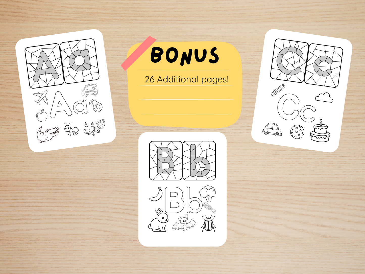Alphabet Big Tracing Bundle | 105-Page Printable Letter Tracing for Toddlers | Uppercase & Lowercase for Preschool Beginners