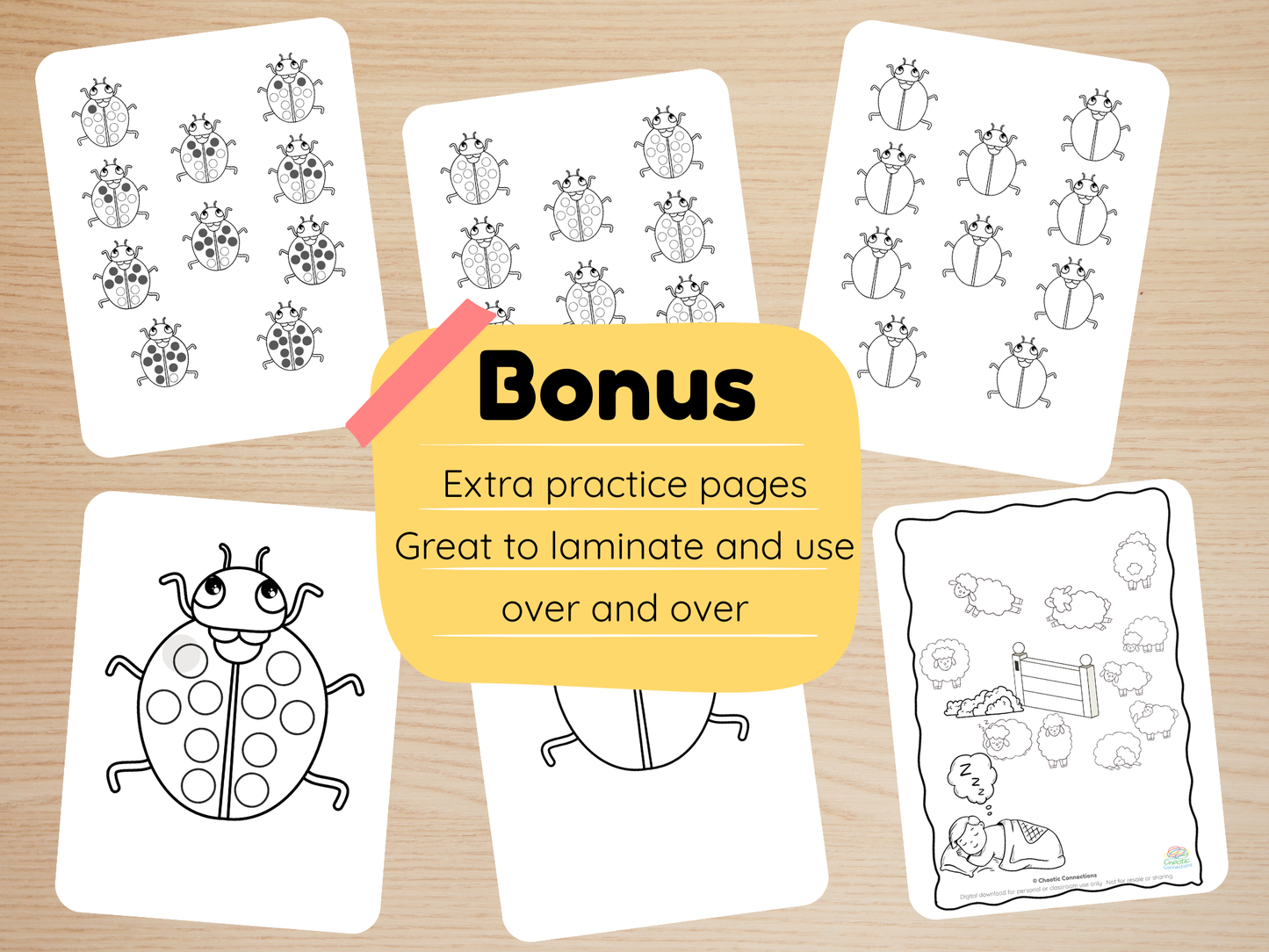 Toddler Counting Activity Pack | Numbers 1–10 Printable Worksheets | Count the Objects | 16 Pages for Preschool & Kindergarten Prep